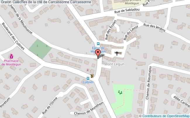 plan Calèches De La Cité De Carcassonne Carcassonne Carcassonne