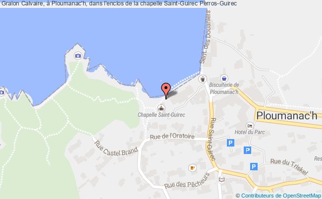 plan Calvaire, à Ploumanac'h, Dans L'enclos De La Chapelle Saint-guirec Perros-guirec Perros-Guirec