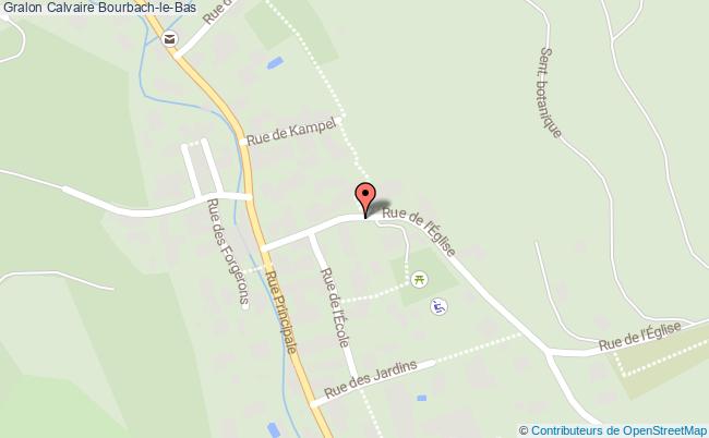 plan Calvaire Bourbach-le-bas Bourbach-le-Bas