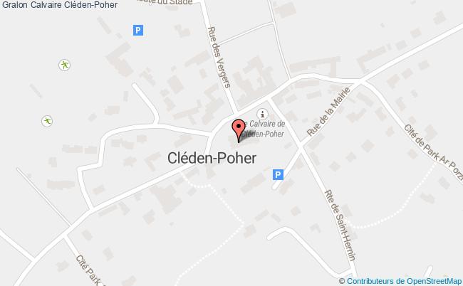 plan Calvaire Cléden-poher Cléden-Poher