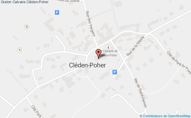 plan Calvaire Cléden-poher Cléden-Poher