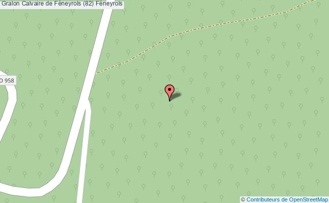 plan Calvaire De Féneyrols (82) Féneyrols Féneyrols
