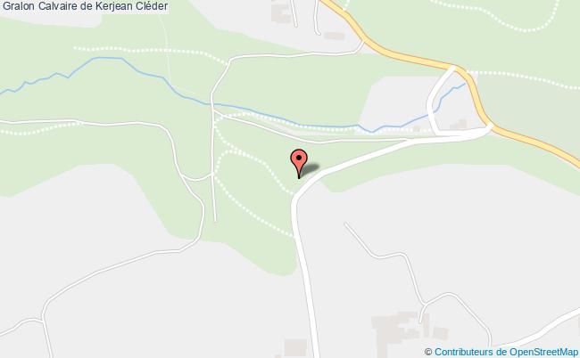 plan Calvaire De Kerjean Cléder Cléder