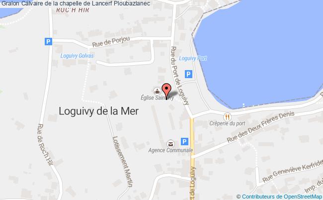 plan Calvaire De La Chapelle De Lancerf Ploubazlanec Ploubazlanec