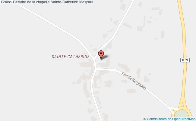 plan Calvaire De La Chapelle Sainte-catherine Mespaul Mespaul