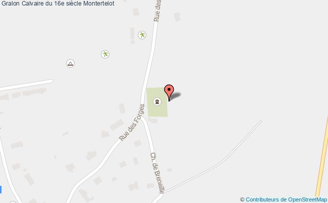 plan Calvaire Du 16e Siècle Montertelot Montertelot
