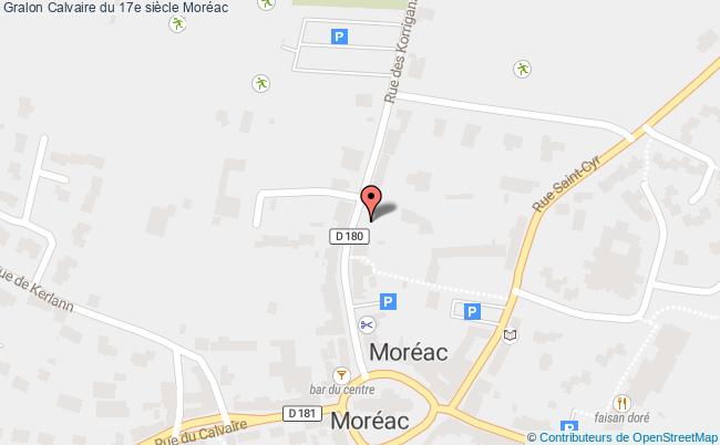 plan Calvaire Du 17e Siècle Moréac Moréac
