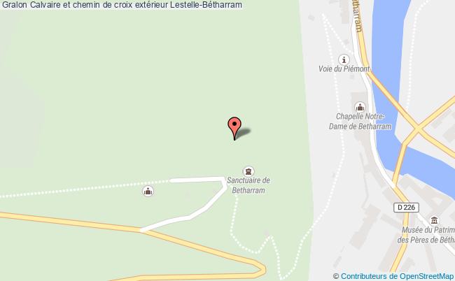 plan Calvaire Et Chemin De Croix Extérieur Lestelle-bétharram Lestelle-Bétharram
