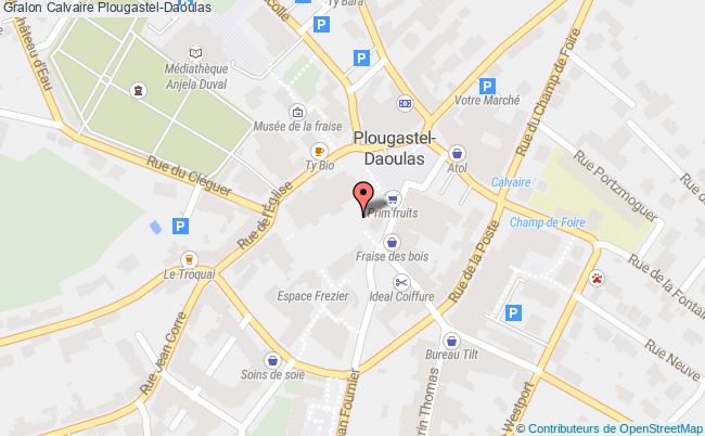 plan Calvaire Plougastel-daoulas Plougastel-Daoulas