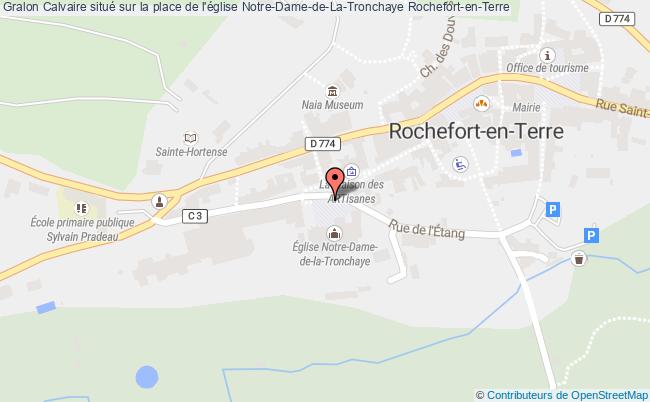 plan Calvaire Situé Sur La Place De L'église Notre-dame-de-la-tronchaye Rochefort-en-terre Rochefort-en-Terre