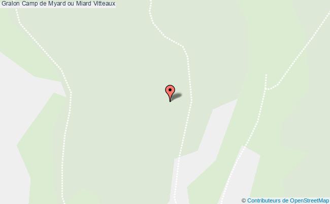 plan Camp De Myard Ou Miard Vitteaux Vitteaux
