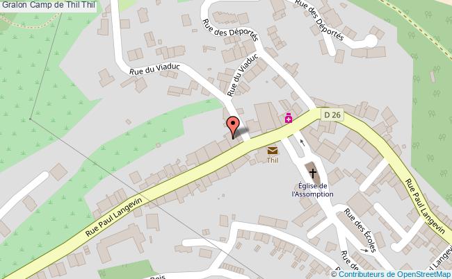 plan Camp De Thil Thil Thil