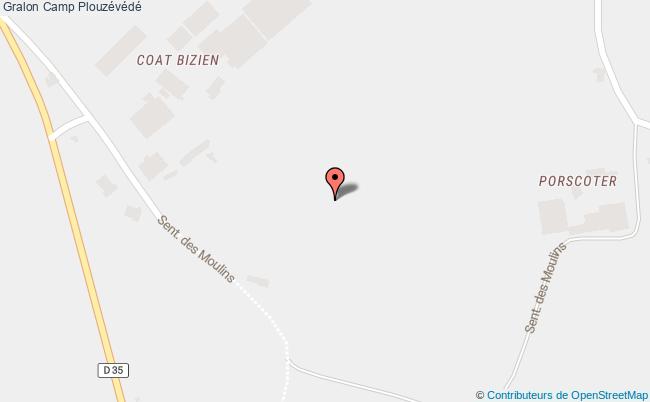 plan Camp Plouzévédé Plouzévédé