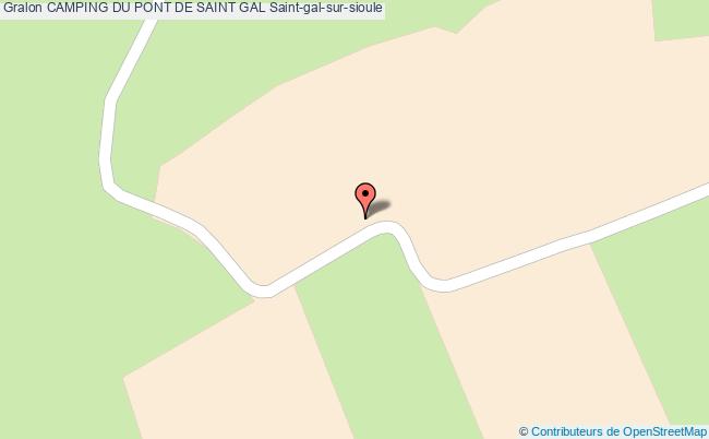 plan Camping Du Pont De Saint Gal Saint-gal-sur-sioule Saint-gal-sur-sioule