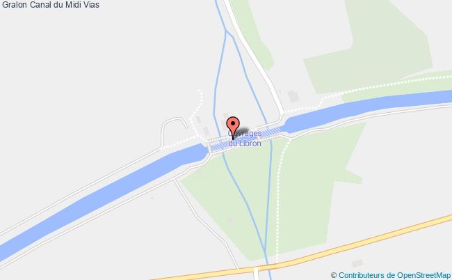 plan Canal Du Midi Vias Vias