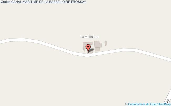 plan Canal Maritime De La Basse Loire Frossay FROSSAY