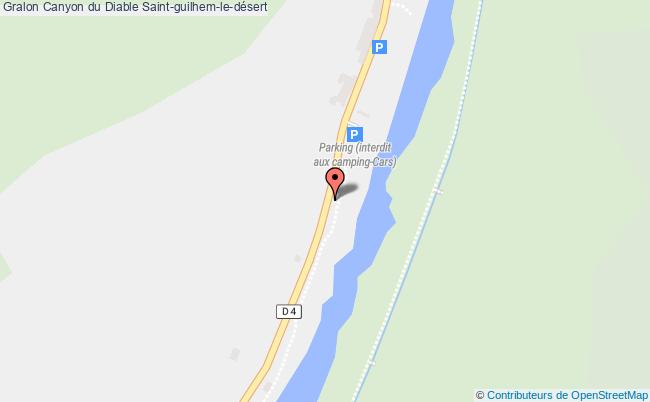 plan Canyon Du Diable Saint-guilhem-le-désert Saint-guilhem-le-désert
