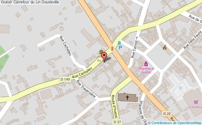 plan Carrefour Du Lin Doudeville Doudeville