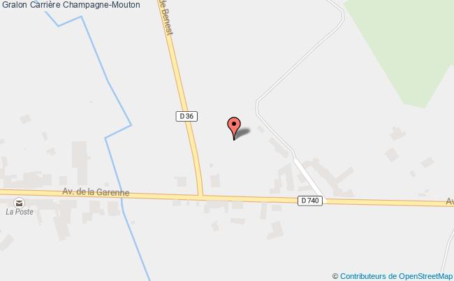 plan Carrière Champagne-mouton Champagne-Mouton