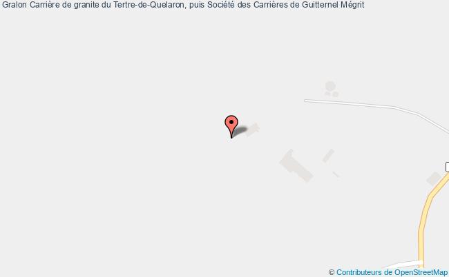 plan Carrière De Granite Du Tertre-de-quelaron, Puis Société Des Carrières De Guitternel Mégrit Mégrit