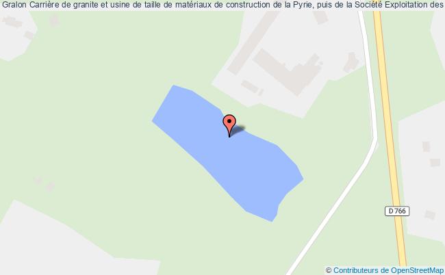 plan Carrière De Granite Et Usine De Taille De Matériaux De Construction De La Pyrie, Puis De La Société Exploitation Des Granits De La Pyrie, Actuellement Usine De Taille De Matériaux De Construction De L Le Hinglé Le Hinglé
