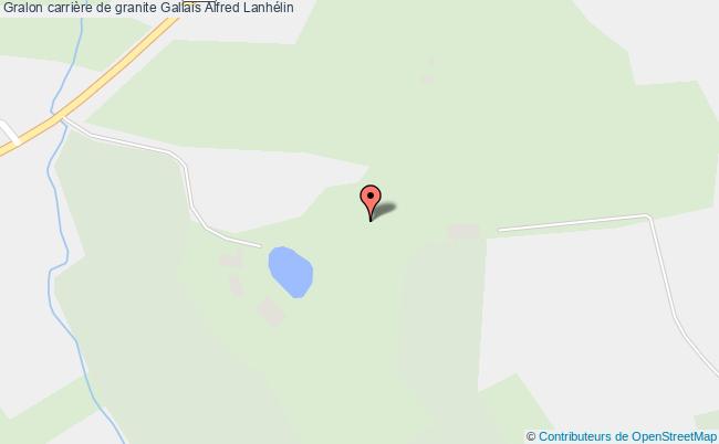 plan Carrière De Granite Gallais Alfred Lanhélin Lanhélin
