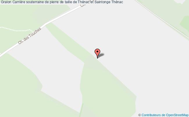 plan Carrière Souterraine De Pierre De Taille De Thénac Et Saintonge Thénac Thénac