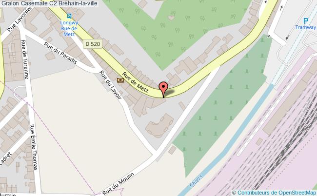 plan Casemate C2 Bréhain-la-ville Bréhain-la-ville