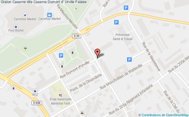 plan Caserne Dite Caserne Dumont D' Urville Falaise Falaise