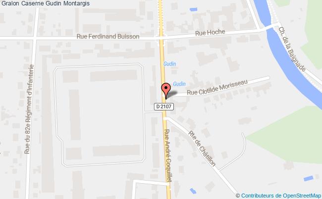 plan Caserne Gudin Montargis Montargis