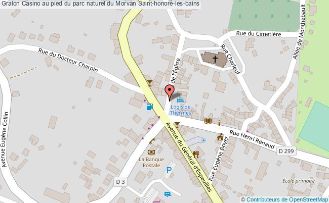plan Casino Au Pied Du Parc Naturel Du Morvan Saint-honoré-les-bains Saint-honoré-les-bains