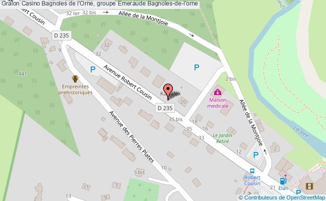 plan Casino Bagnoles De L'orne, Groupe Emeraude Bagnoles-de-l'orne Bagnoles-de-l'orne