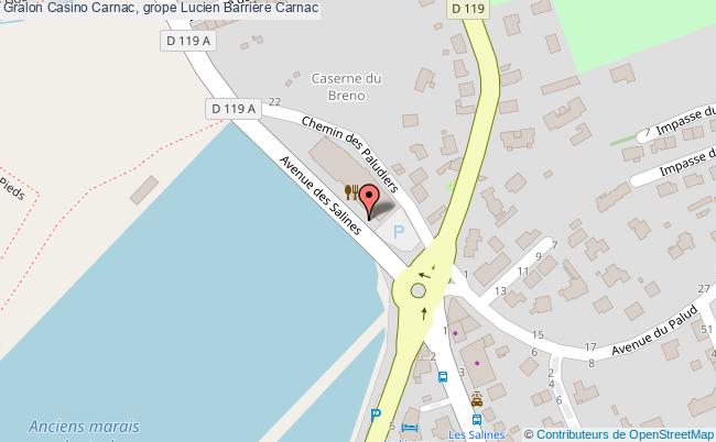 plan Casino Carnac, Grope Lucien Barrière Carnac Carnac