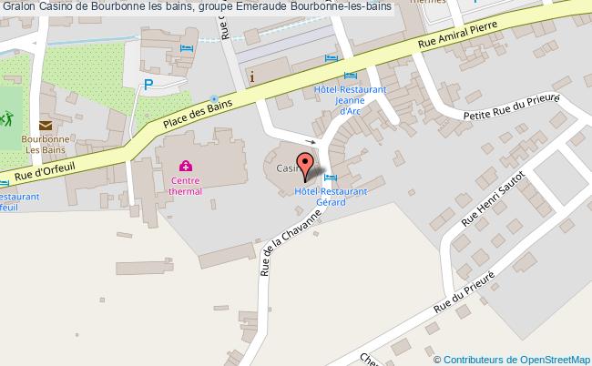 plan Casino De Bourbonne Les Bains, Groupe Emeraude Bourbonne-les-bains Bourbonne-les-bains