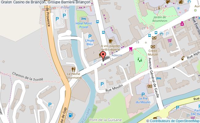 plan Casino De Briançon, Groupe Barrière Briançon Briançon