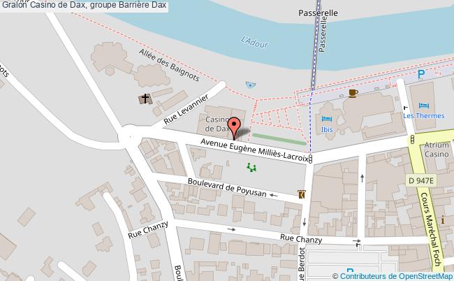 plan Casino De Dax, Groupe Arevian Dax Dax