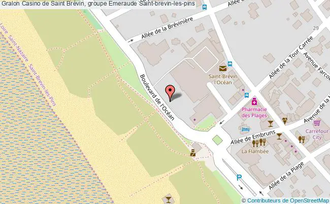 plan Casino De Saint Brévin, Groupe Emeraude Saint-brevin-les-pins Saint-brevin-les-pins