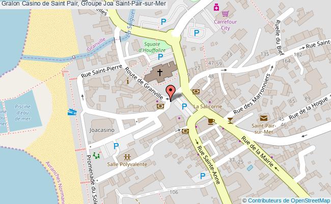 plan Casino De Saint Pair, Groupe Joa Saint-pair-sur-mer Saint-Pair-sur-Mer