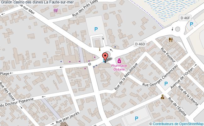 plan Casino Des Dunes La Faute-sur-mer La Faute-sur-mer