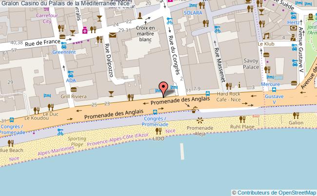 plan Casino Du Palais De La Méditerranée Nice Nice