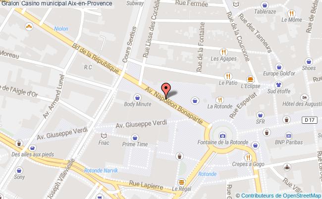 plan Casino Municipal Aix-en-provence Aix-en-Provence