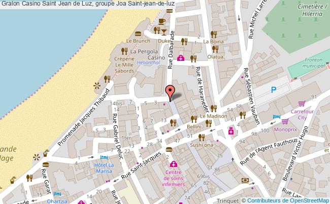 plan Casino Saint Jean De Luz, Groupe Joa Saint-jean-de-luz Saint-jean-de-luz