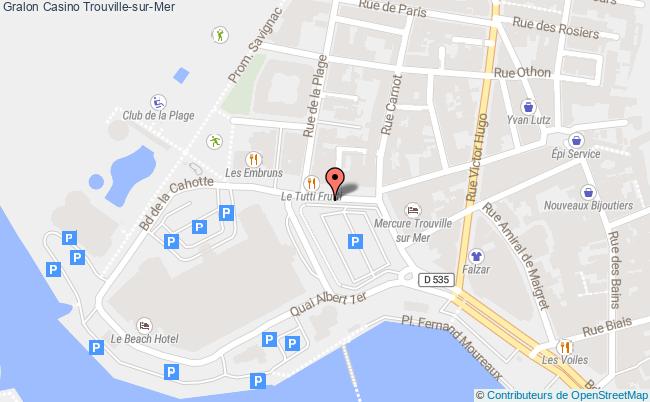 plan Casino Trouville-sur-mer Trouville-sur-Mer