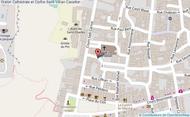 plan Cathédrale Et Cloître Saint-véran Cavaillon Cavaillon