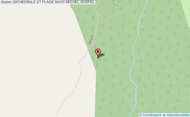 plan Cathedrale Et Place Saint-michel Sospel SOSPEL