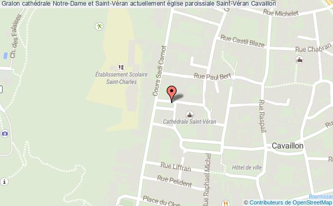 plan Cathédrale Notre-dame Et Saint-véran Actuellement église Paroissiale Saint-véran Cavaillon Cavaillon