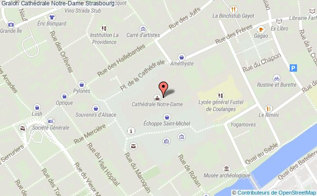 plan Cathédrale Notre-dame Strasbourg Strasbourg