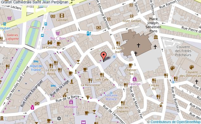 plan Cathédrale Saint Jean Perpignan Perpignan
