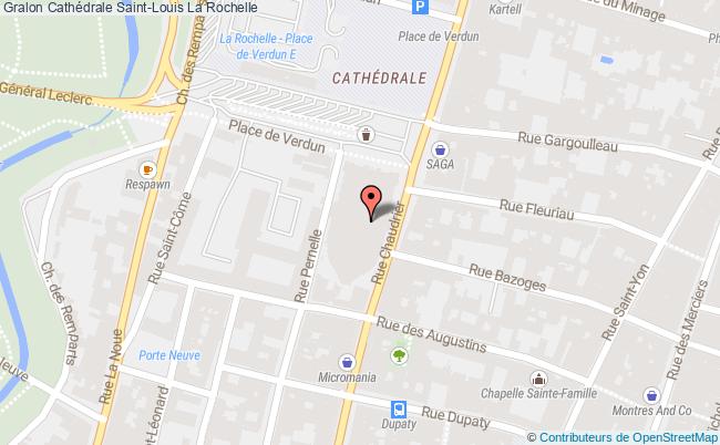 plan Cathédrale Saint-louis La Rochelle La Rochelle