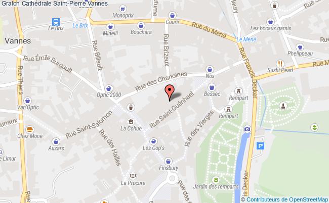 plan Cathédrale Saint-pierre Vannes Vannes